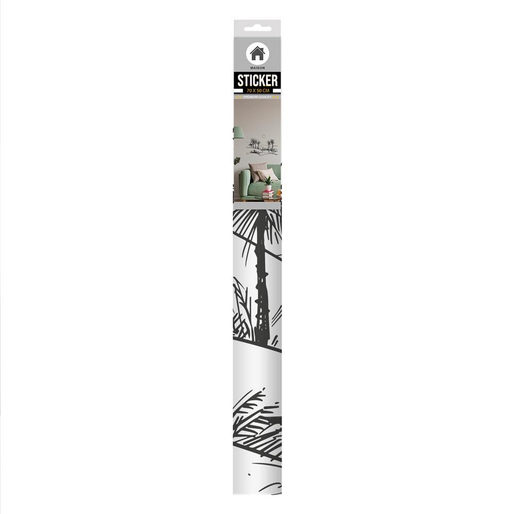 Sticker palmiers 70x50cms