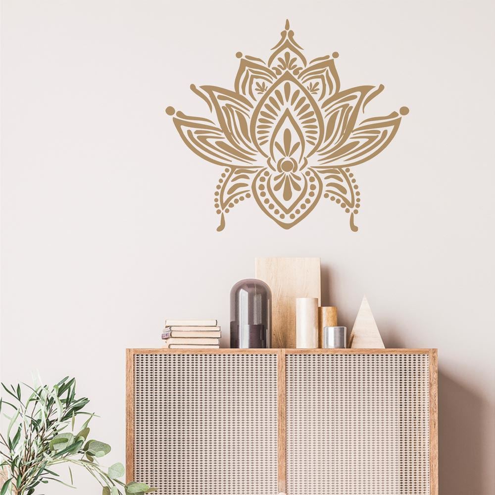 Sticker lotus beige 70x50cms
