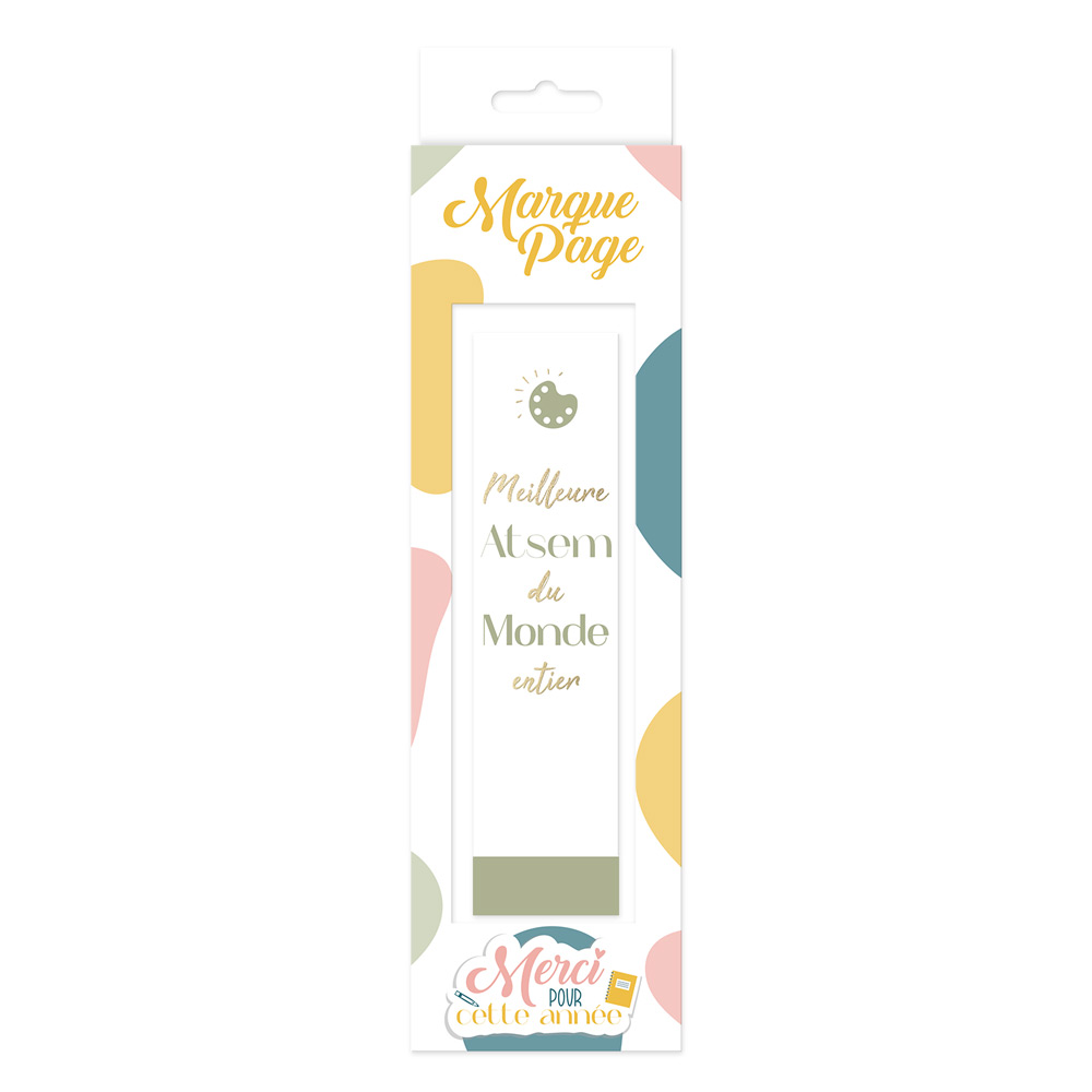 Marque-page "meilleure atsem"