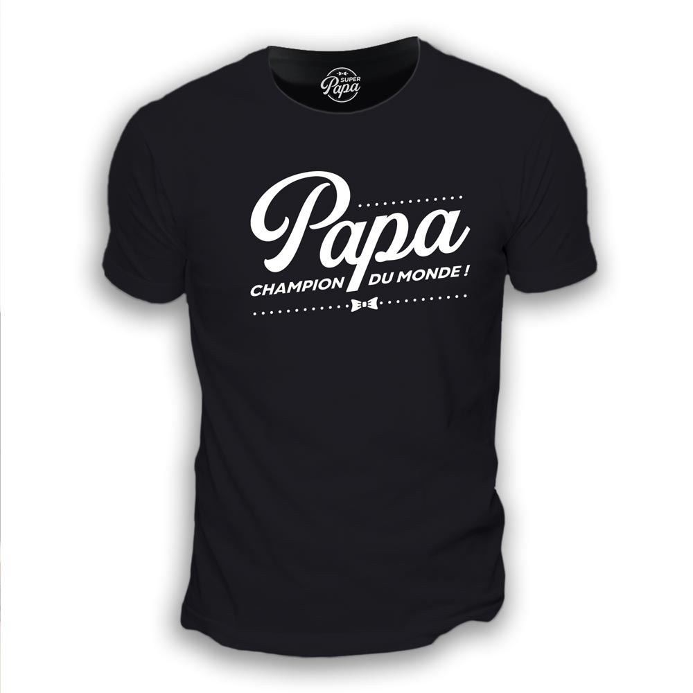 T-shirt "papa champion" taille l