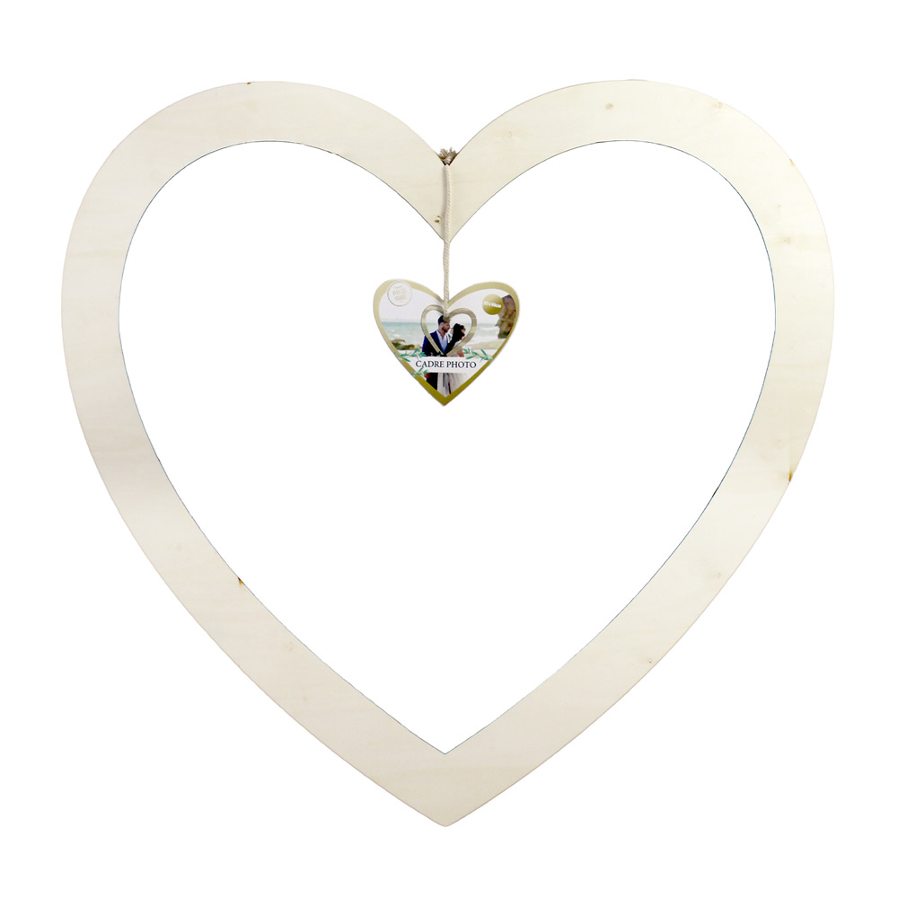 Cadre photo coeur