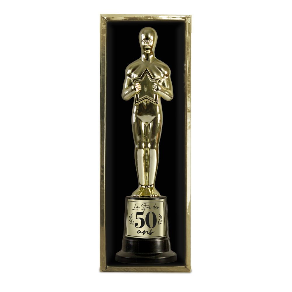 Trophee dore de star 50 ans
