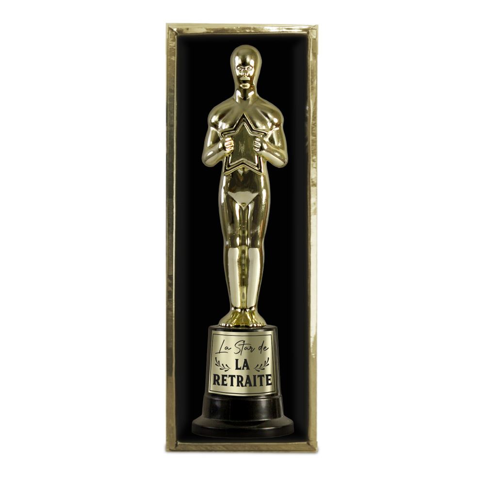 Trophee dore de star retraite