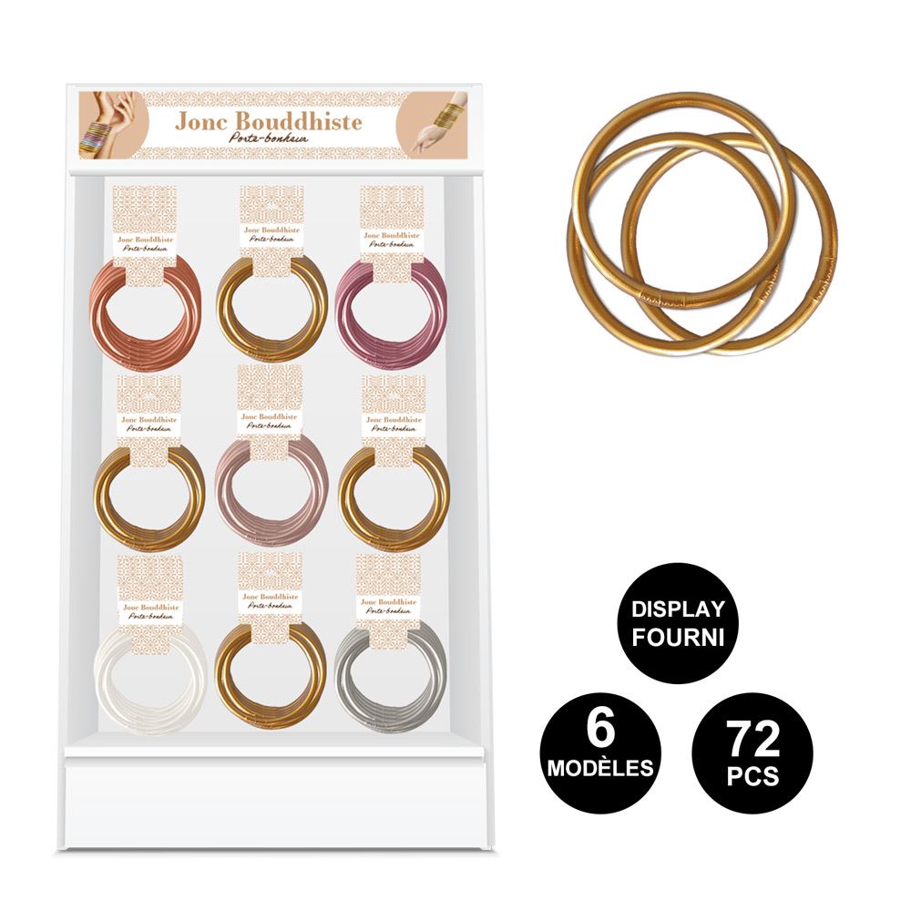 Pack 3 joncs bouddhistes 6mods /72pcs