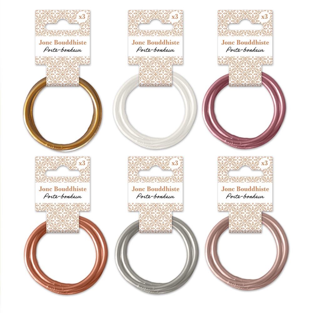 Pack 3 joncs bouddhistes 6mods /72pcs
