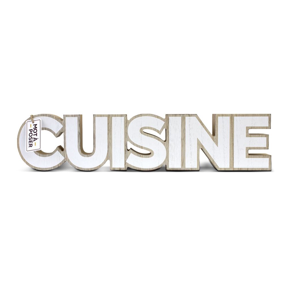 Mot a poser bois "cuisine"