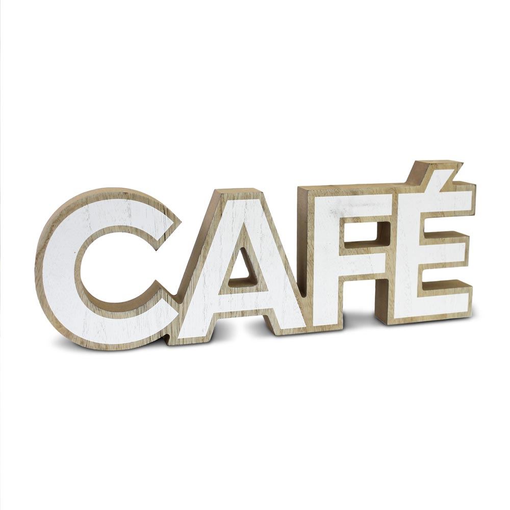 Mot a poser bois "cafe"