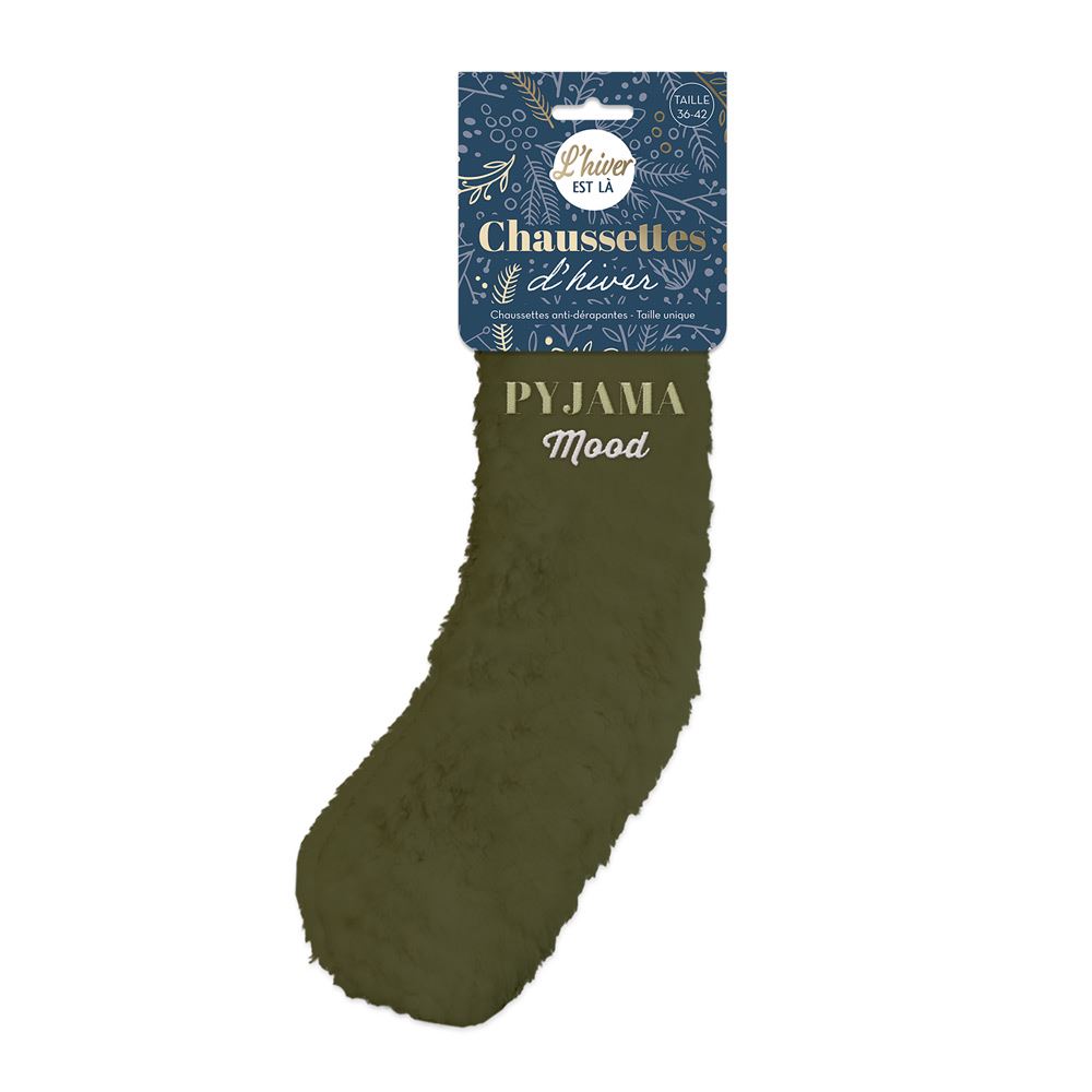 Chaussettes moumoute "pyjama mood"