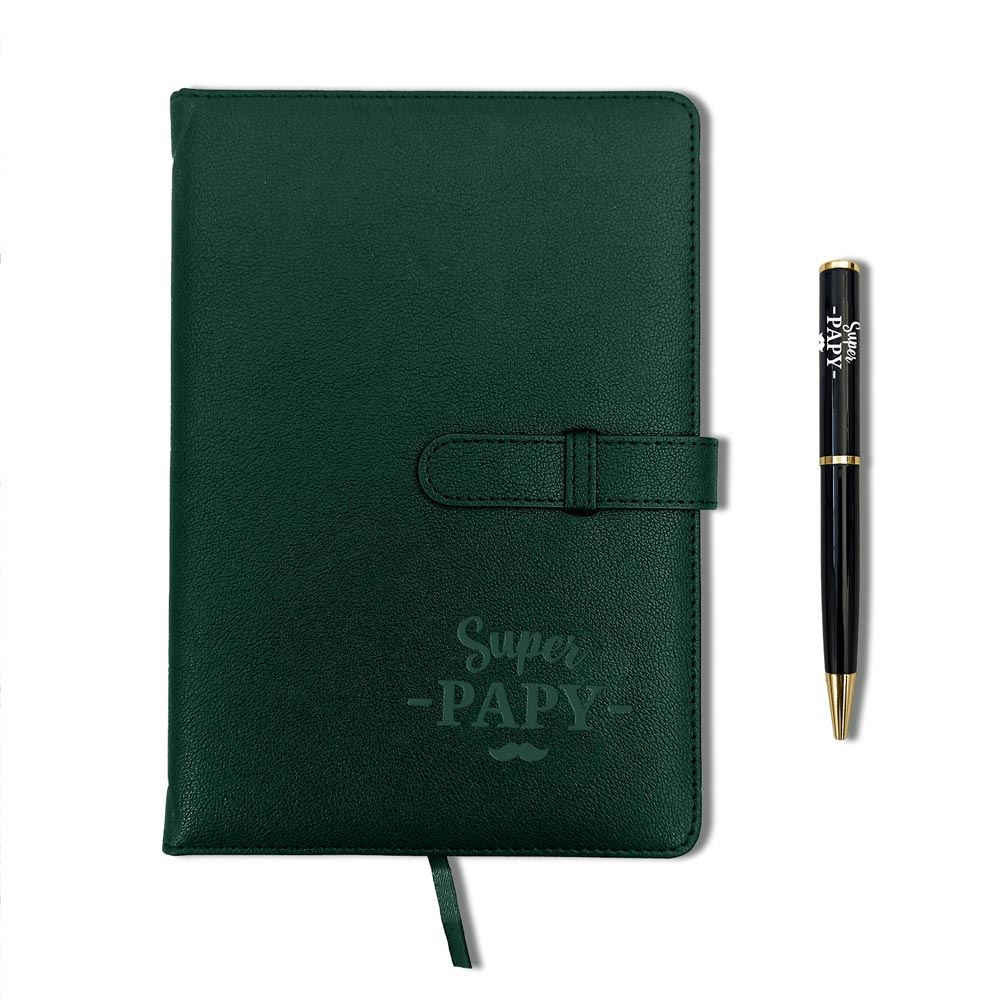 Coffret carnet notes+stylo "papy"