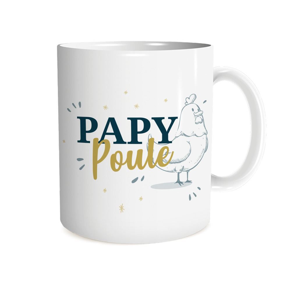 Mug "papy poule"