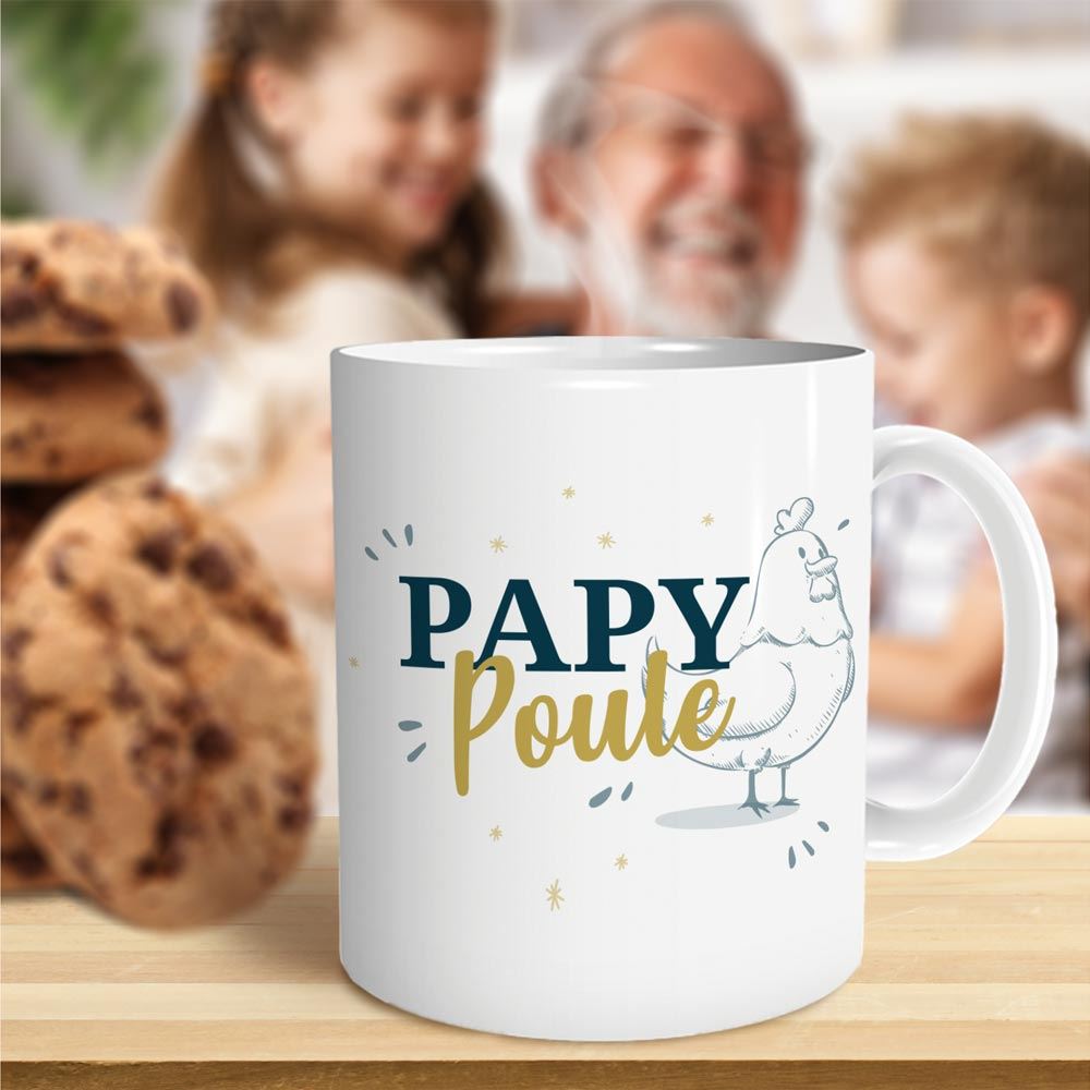 Mug "papy poule"