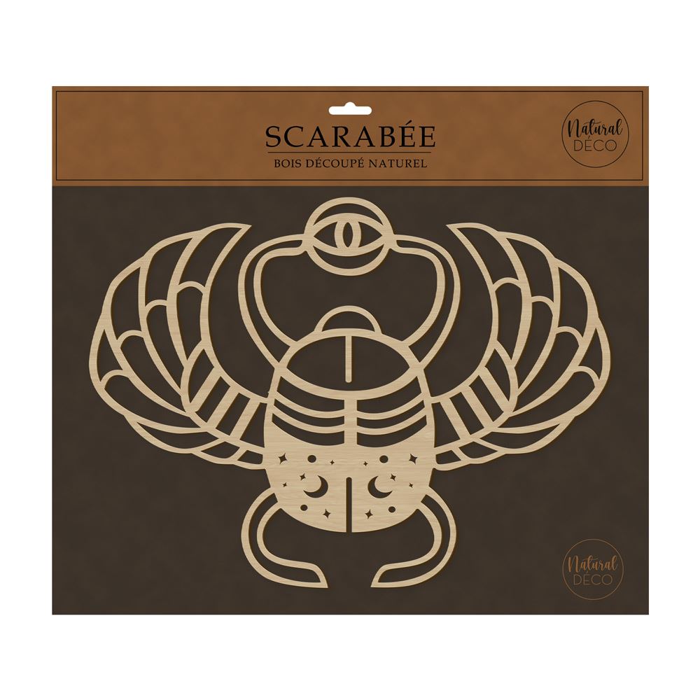 Scarabee deco bois laser
