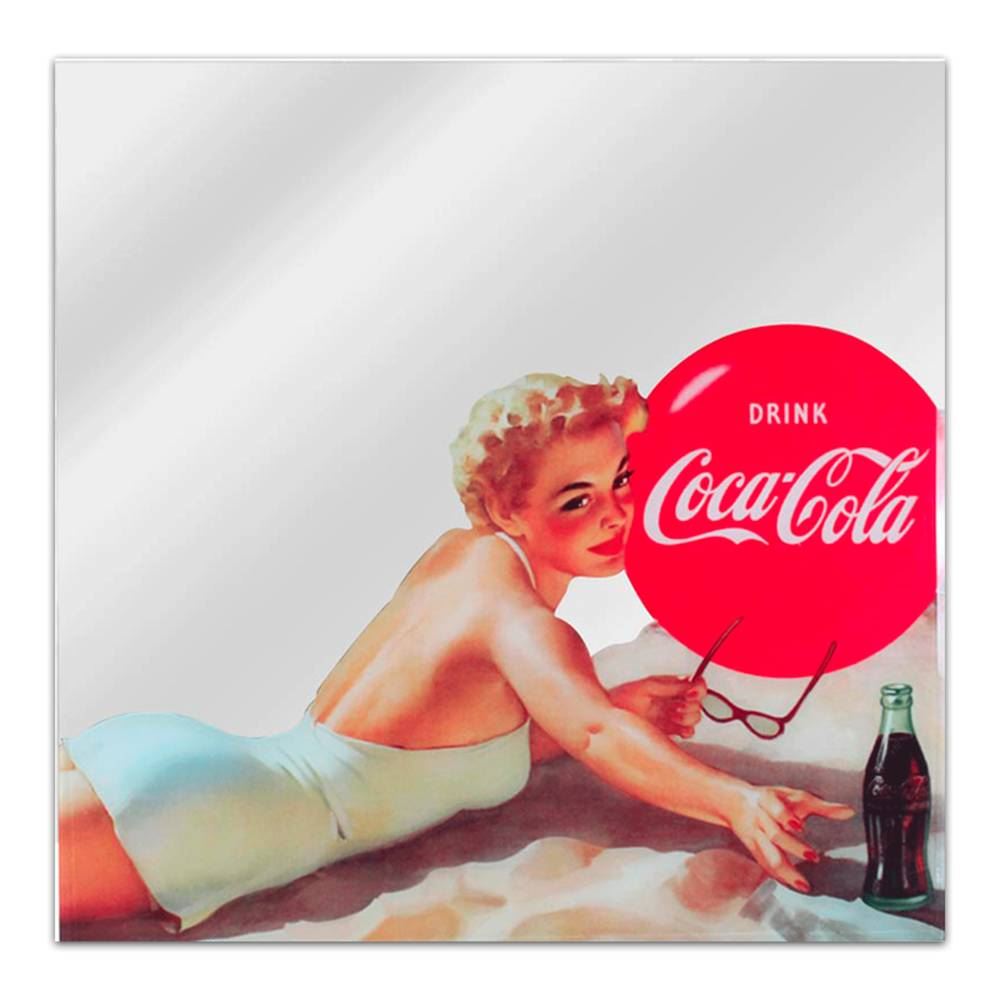 Miroir coca cola pinup