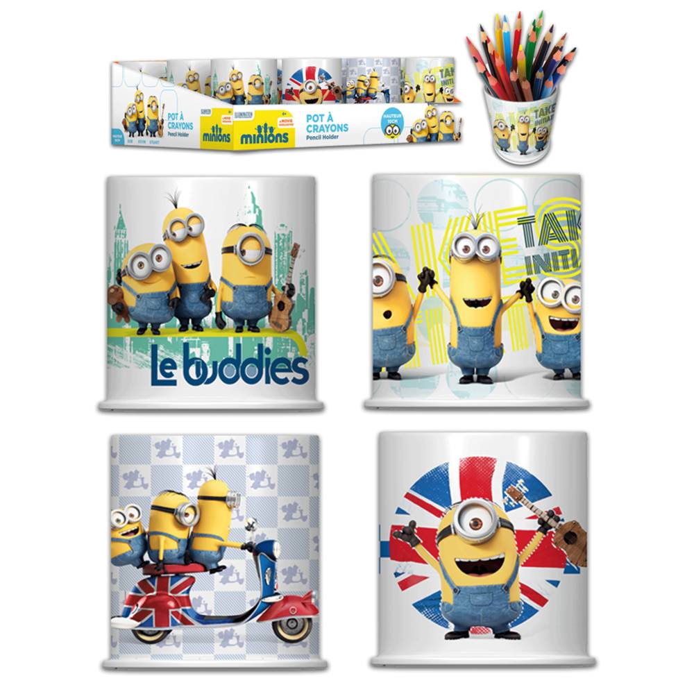 Pot a crayons minions 4mods/ 12pcs