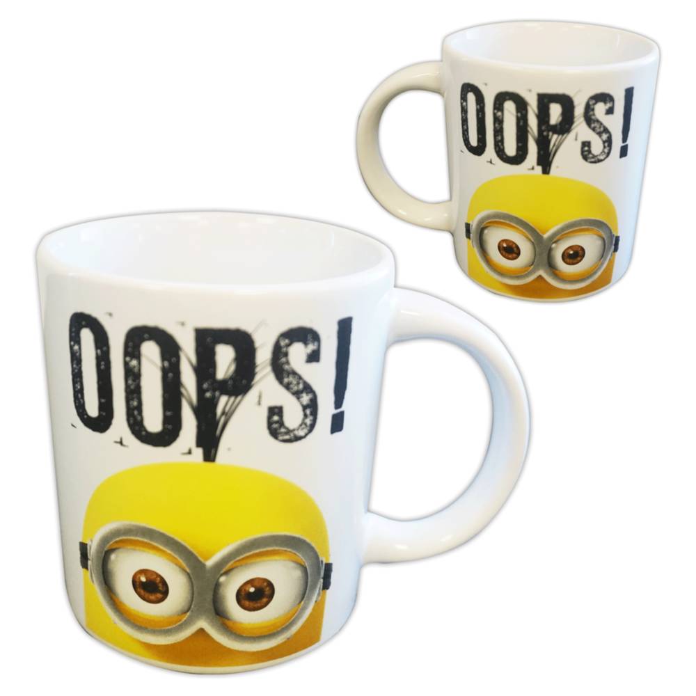 Mug minions pm "oops!"