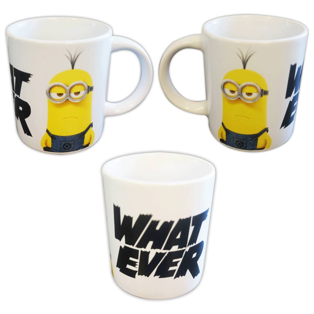 Mug minions pm "what ever"