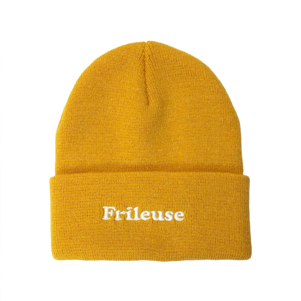 Bonnet brode "frileuse"