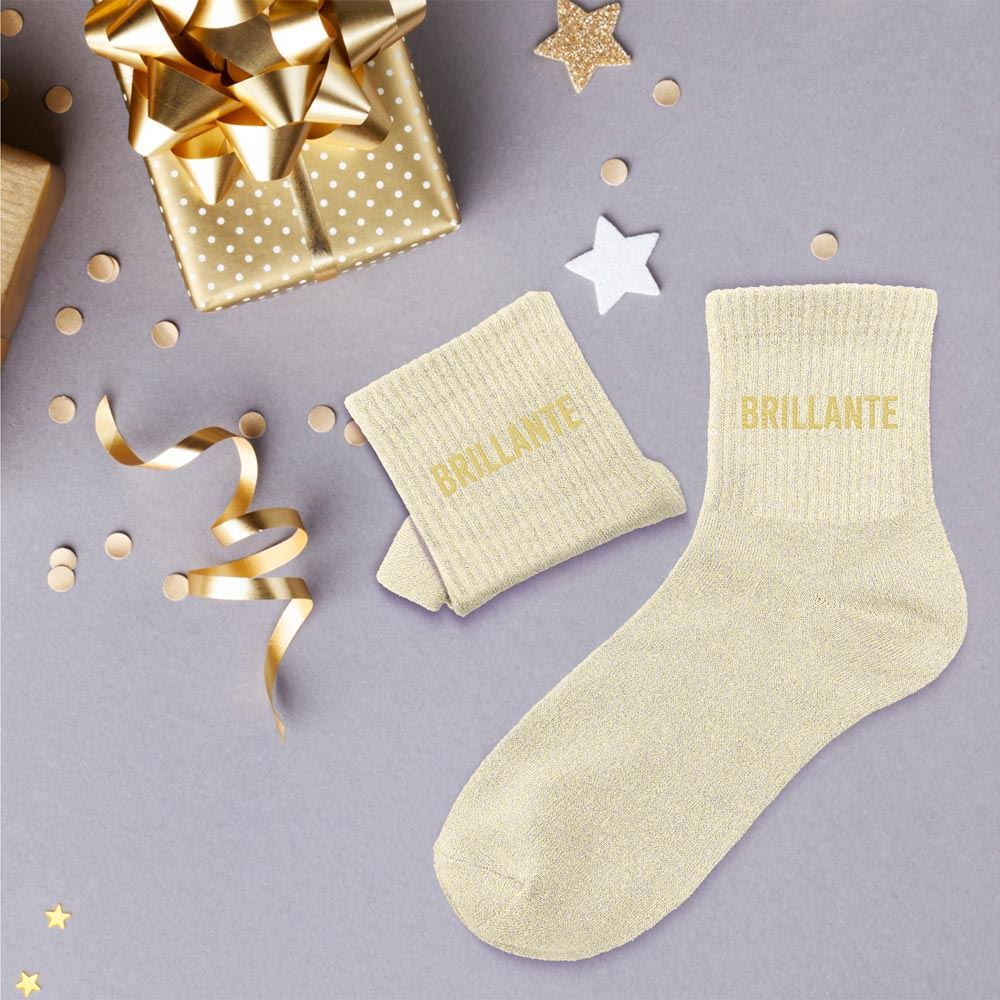Chaussettes paillettes "brillante"