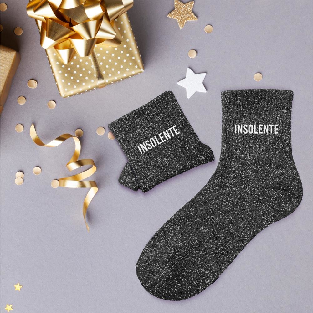 Chaussettes paillettes insolente