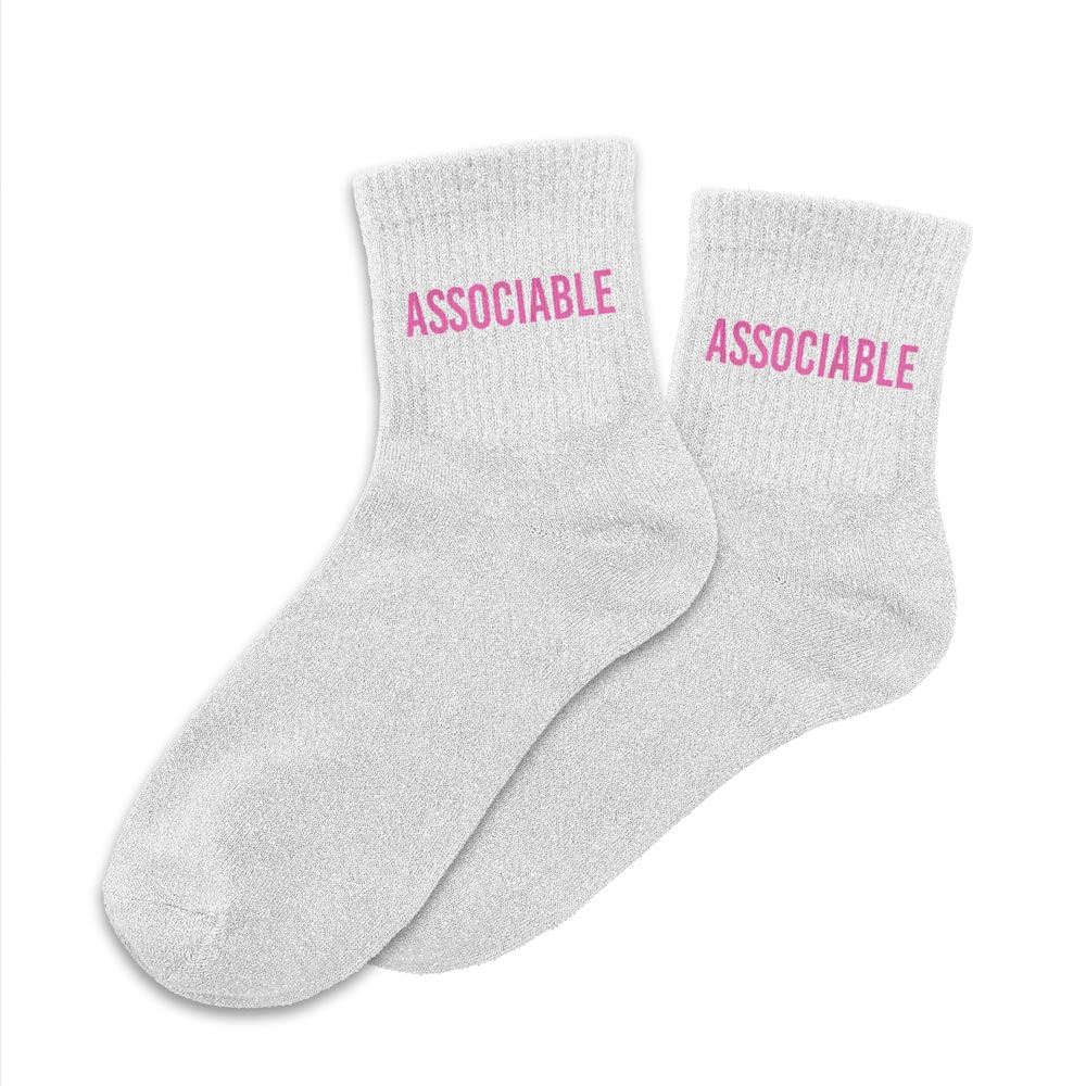 Chaussettes paillettes associable