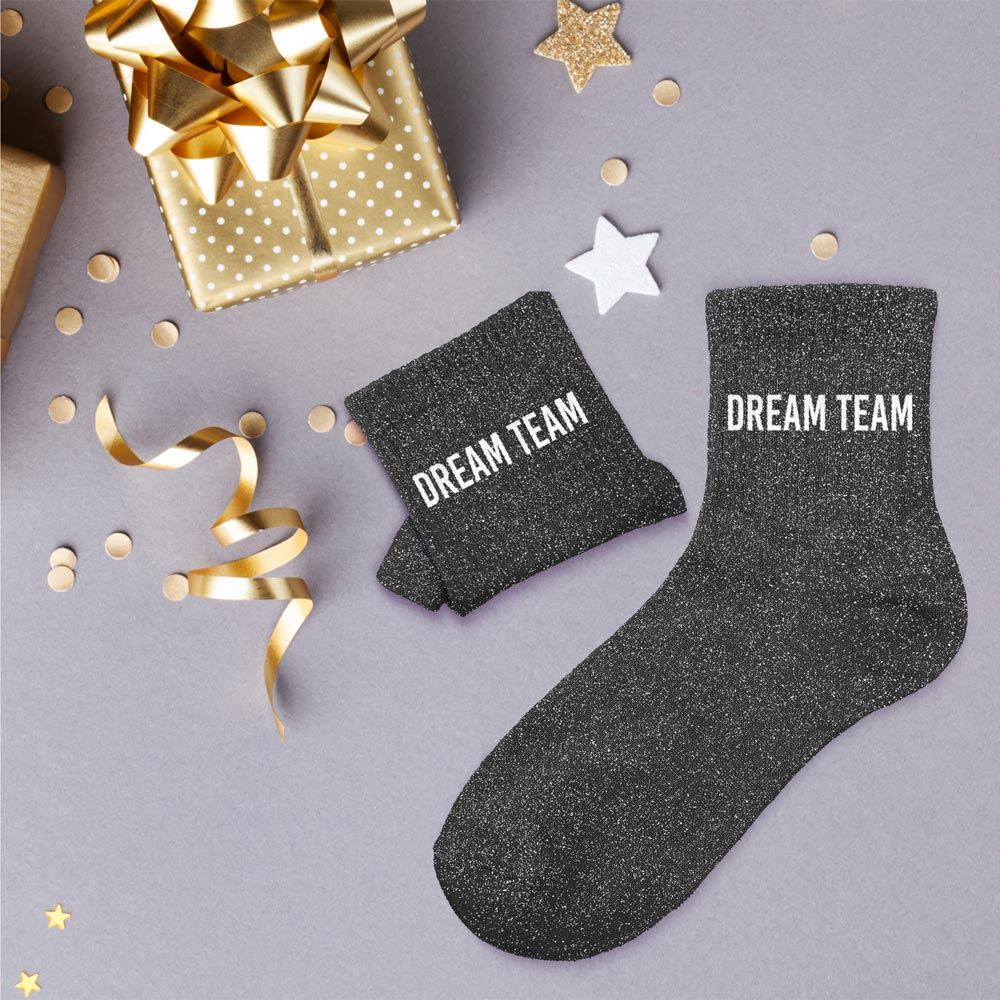 Chaussettes paillettes dream team