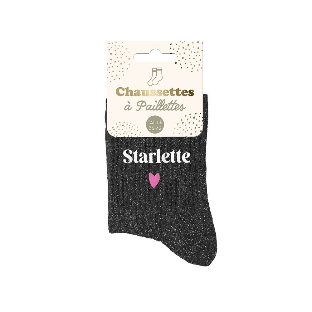 Chaussettes paillettes starlette
