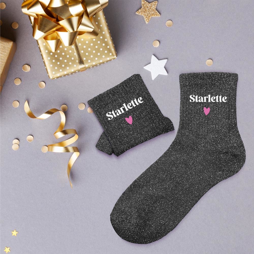 Chaussettes paillettes starlette