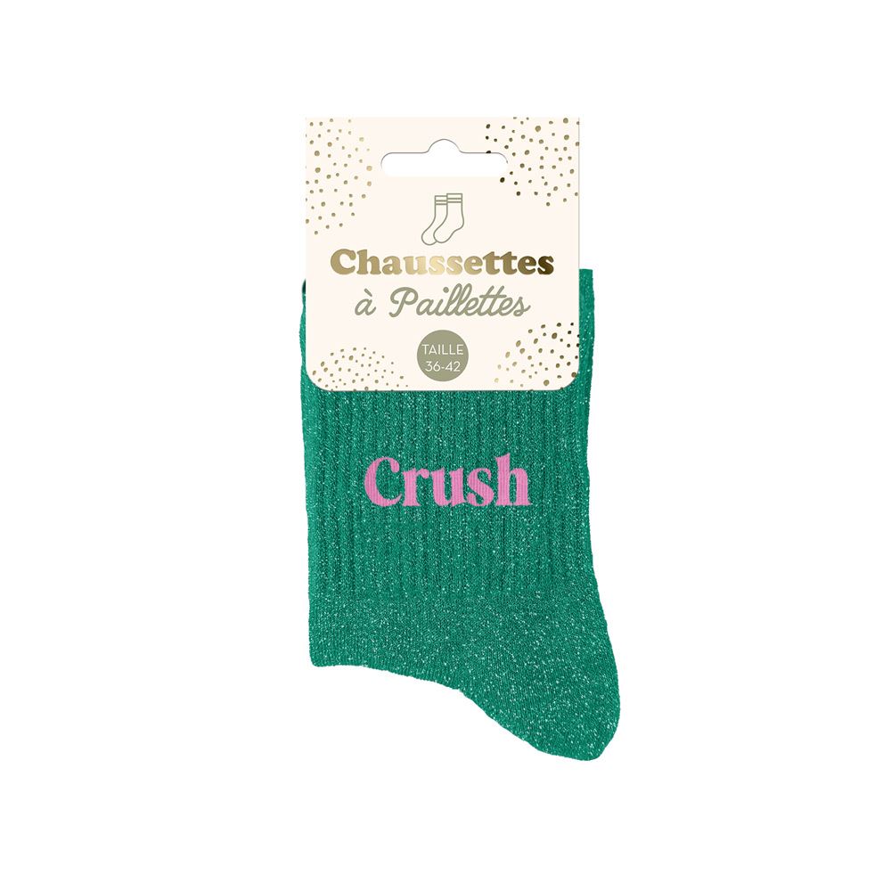 Chaussettes paillettes crush