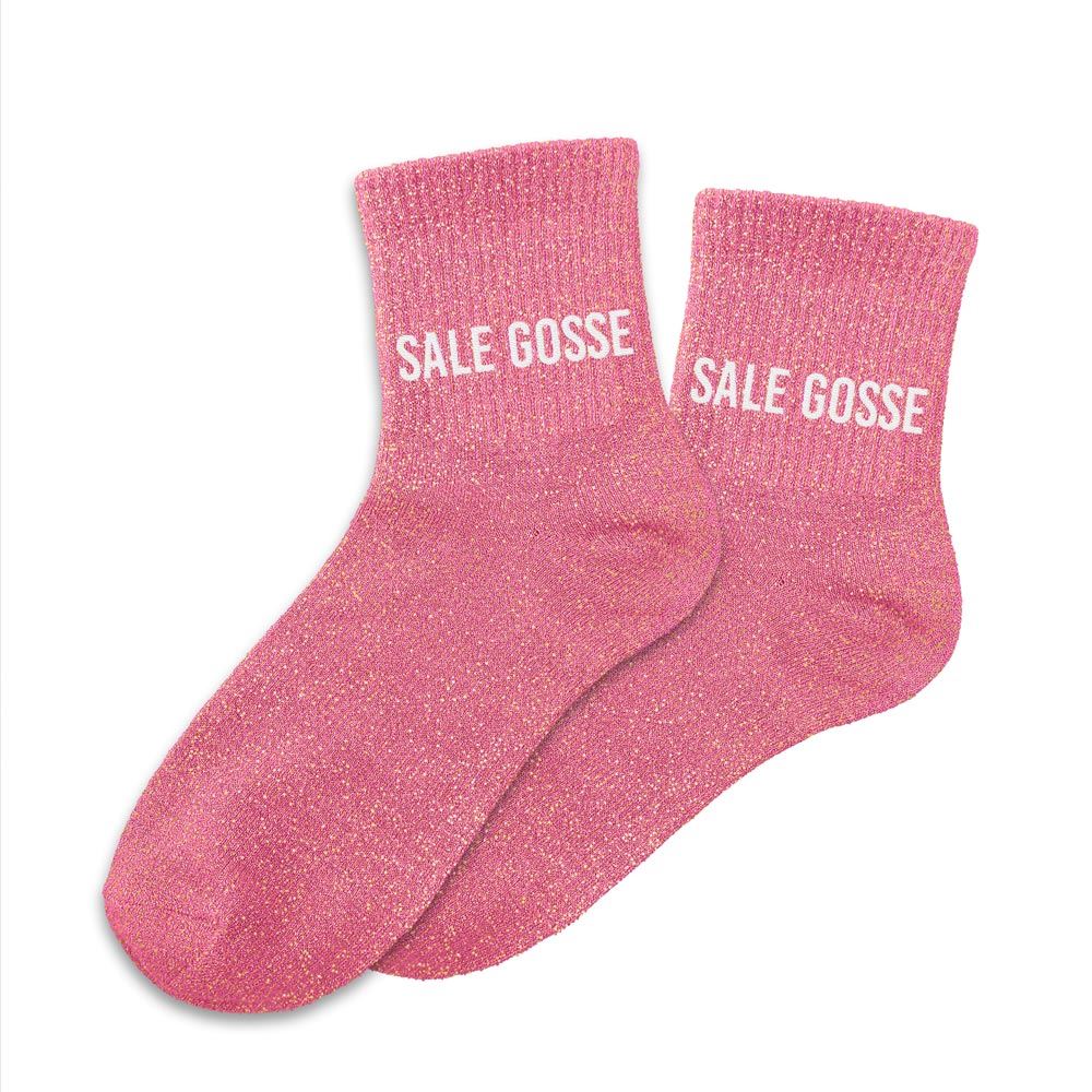 Chaussettes paillettes sale gosse
