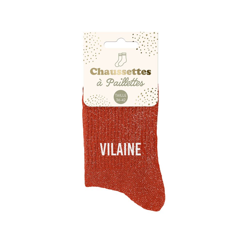 Chaussettes paillettes vilaine
