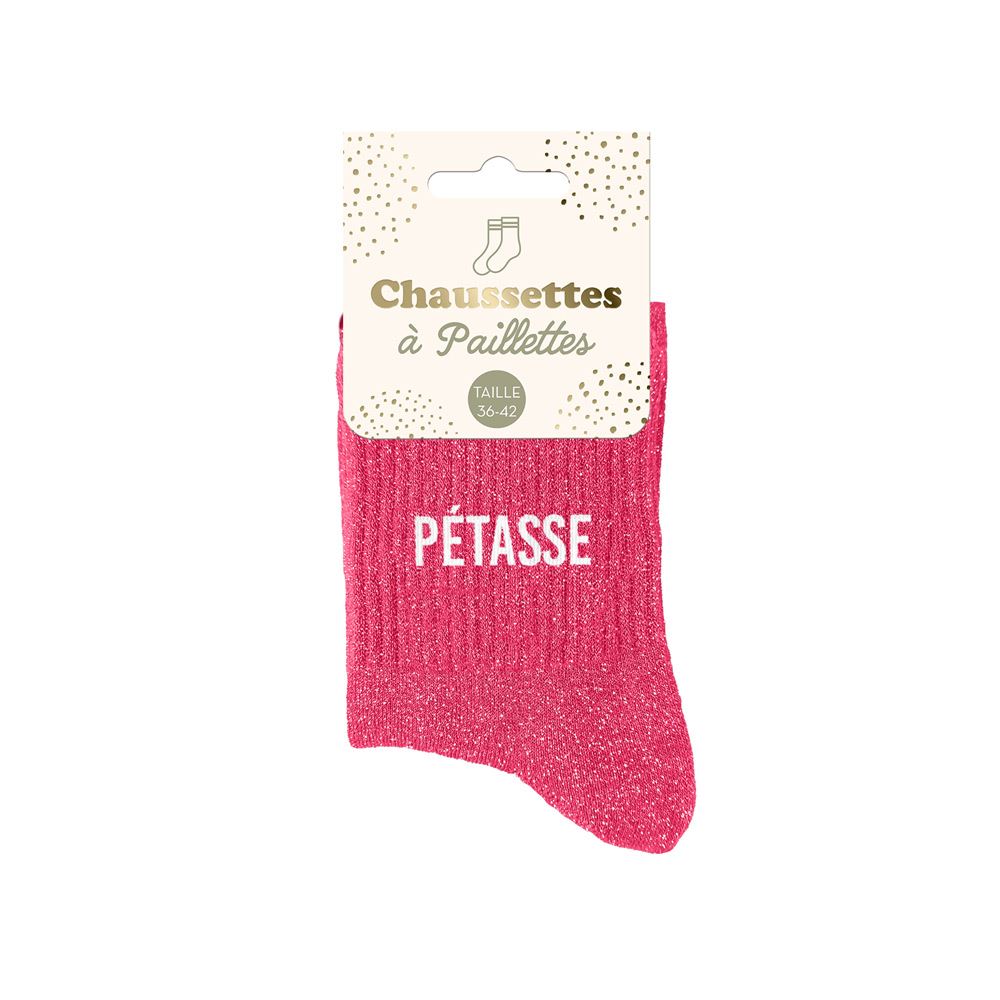Chaussettes paillettes petasse
