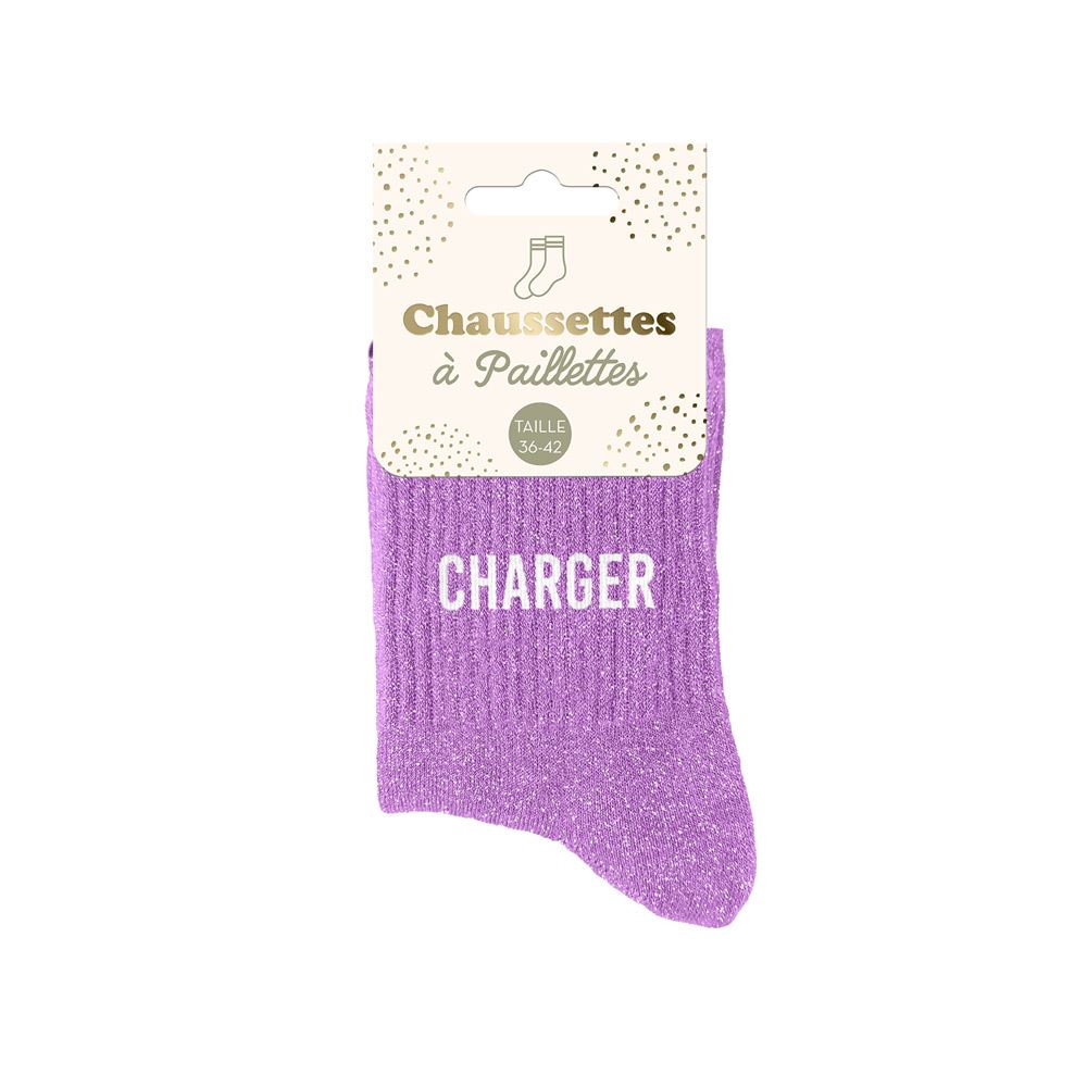 Chaussettes paillettes charger
