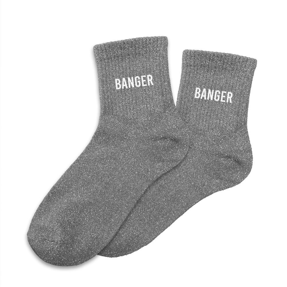 Chaussettes paillettes banger