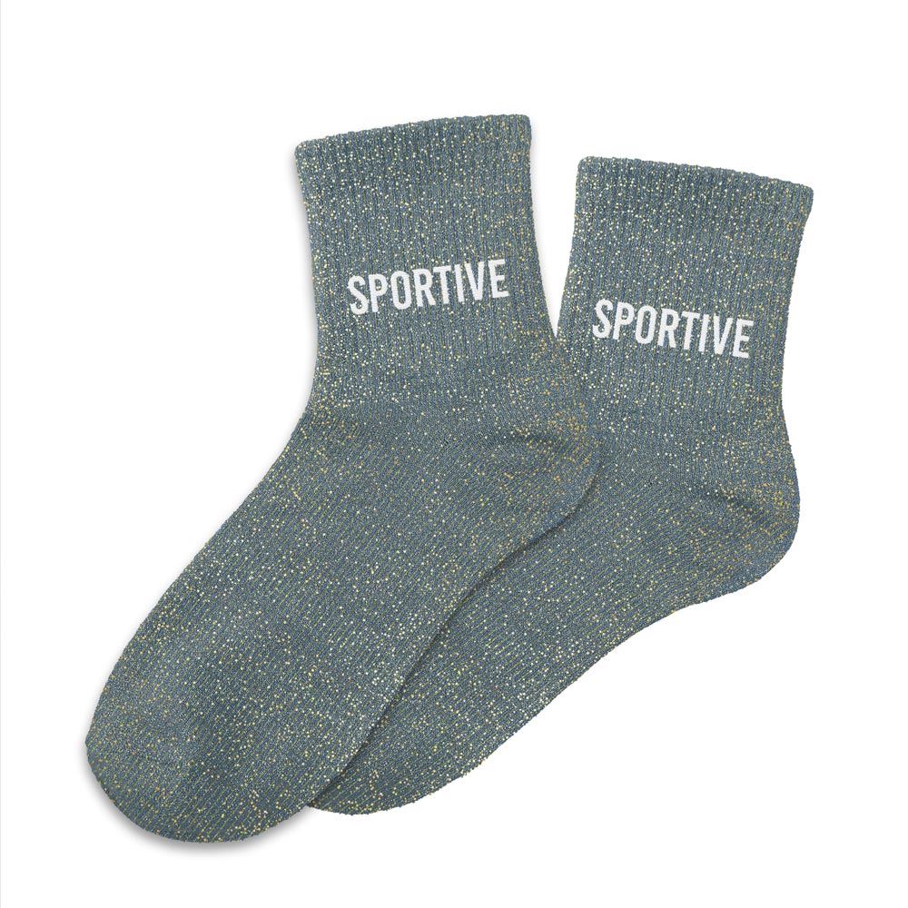 Chaussettes paillettes sportive
