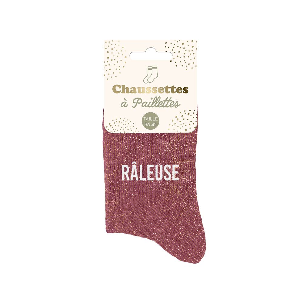 Chaussettes paillettes rÂleuse