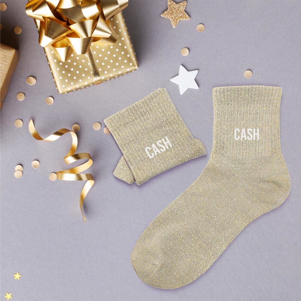 Chaussettes paillettes cash