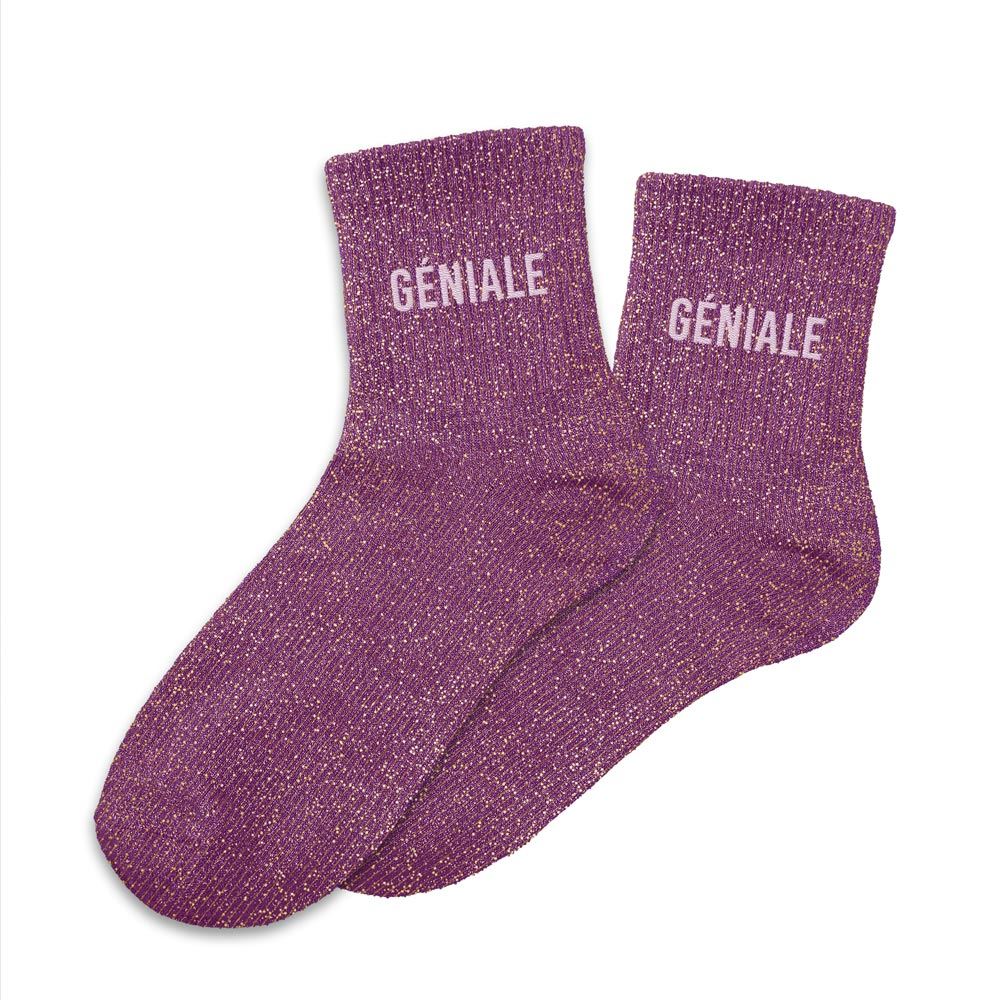 Chaussettes paillettes geniale