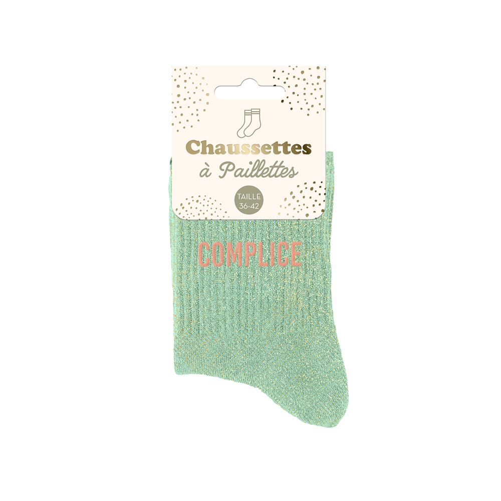 Chaussettes paillettes complice