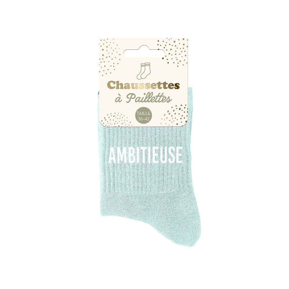 Chaussettes paillettes ambitieuse