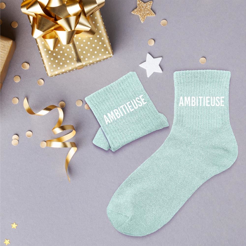 Chaussettes paillettes ambitieuse