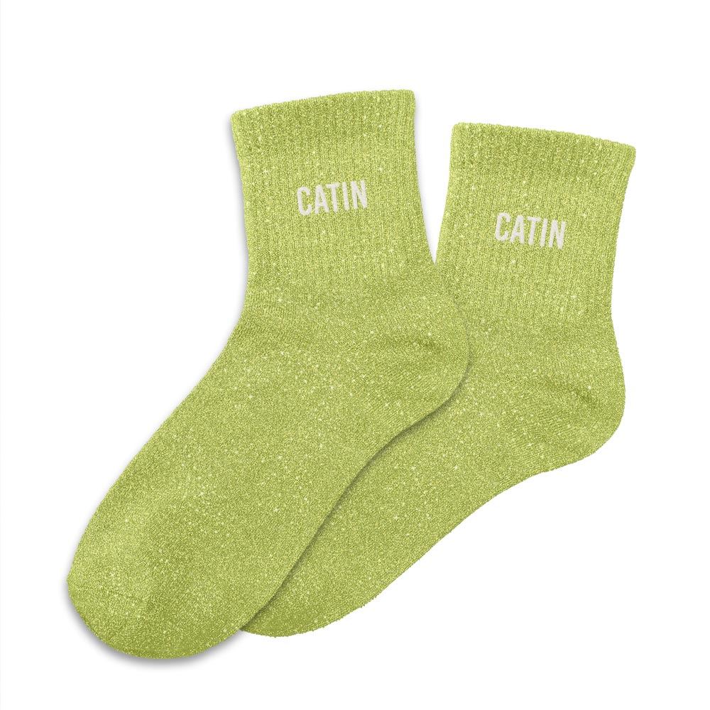 Chaussettes paillettes catin