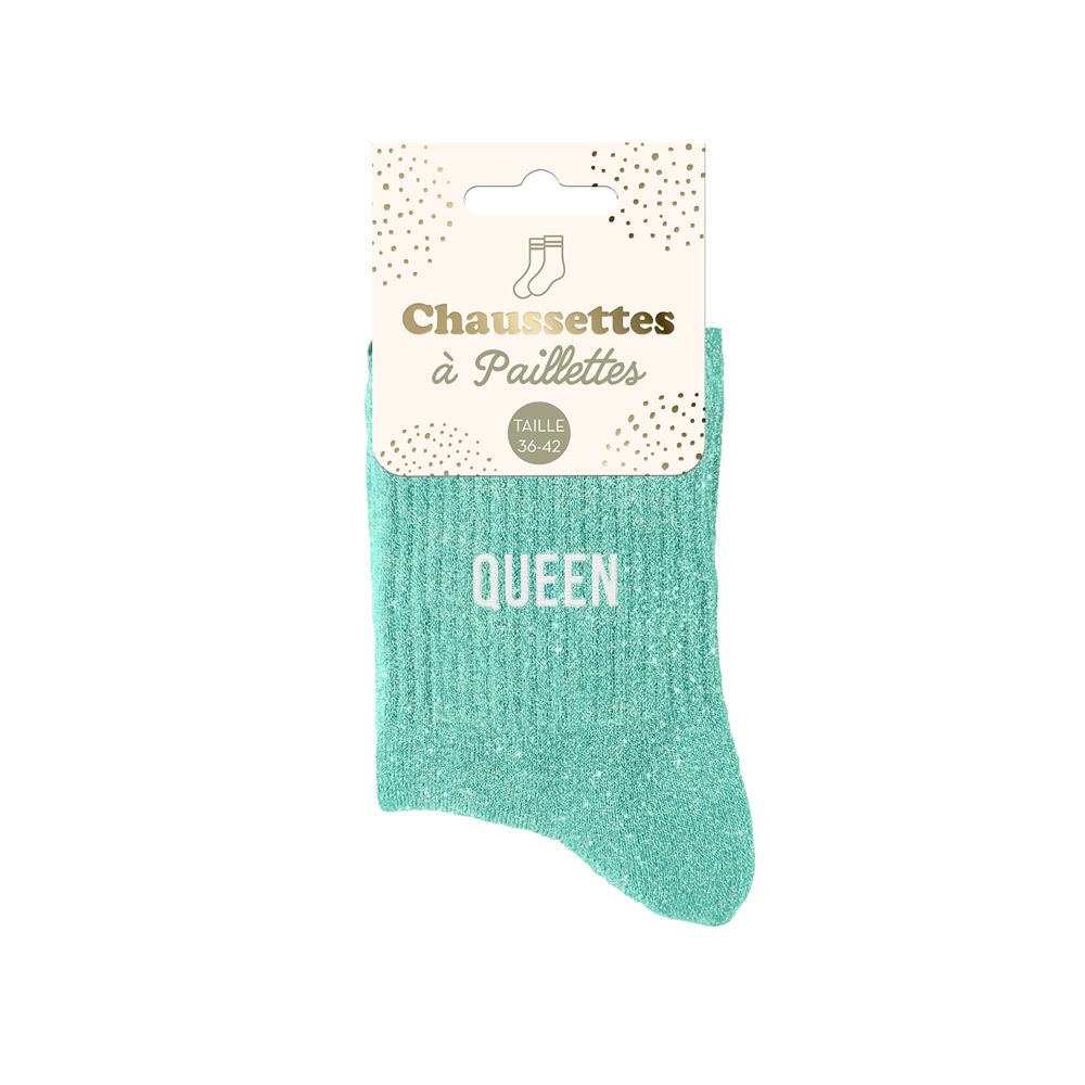 Chaussettes paillettes queen