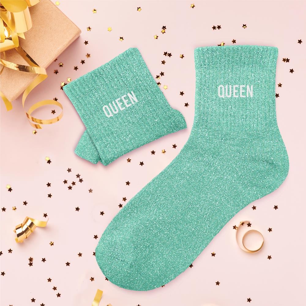 Chaussettes paillettes queen
