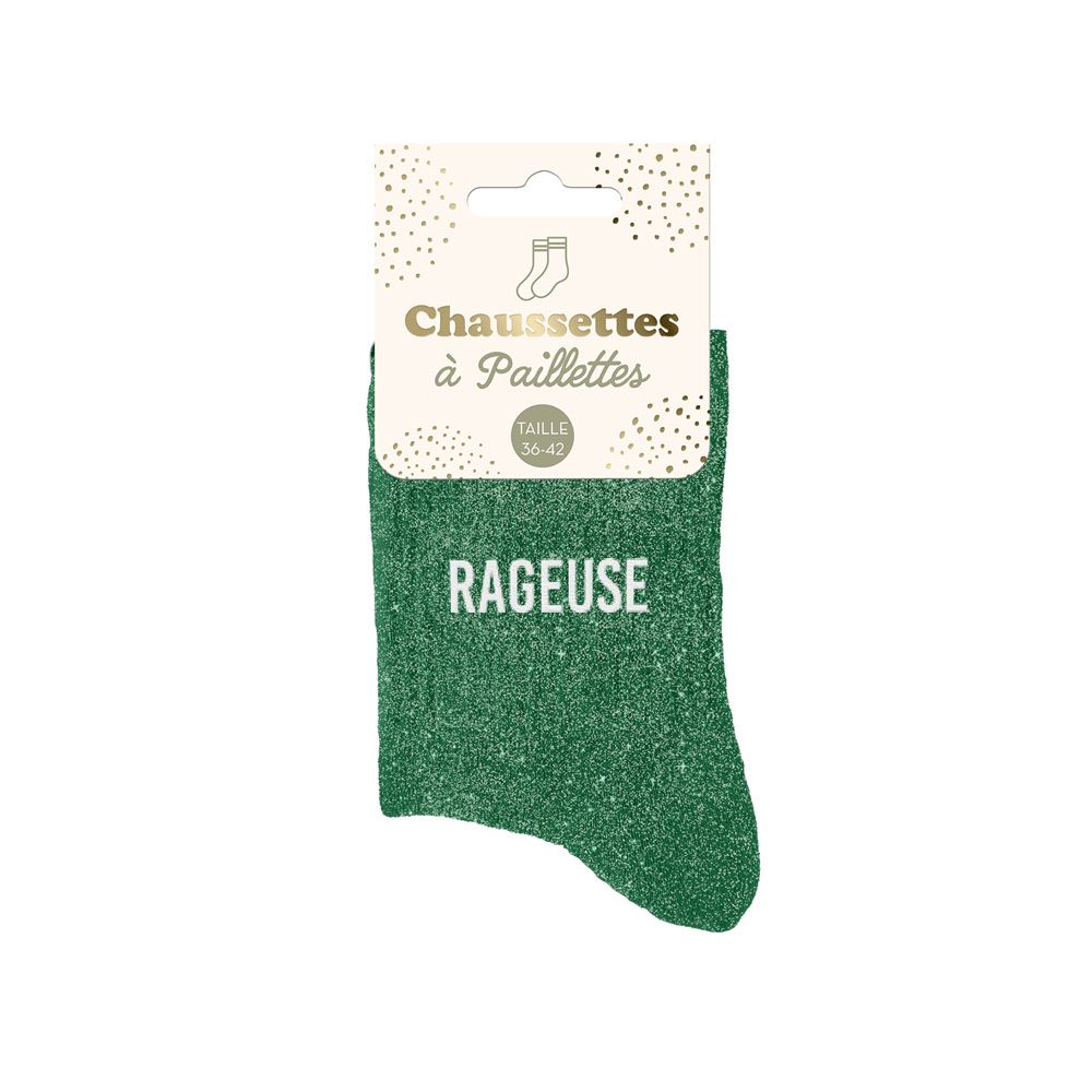 Chaussettes paillettes rageuse