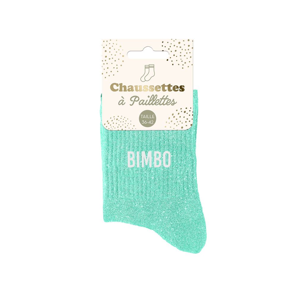 Chaussettes paillettes bimbo