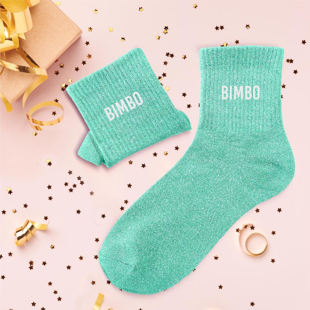 Chaussettes paillettes bimbo