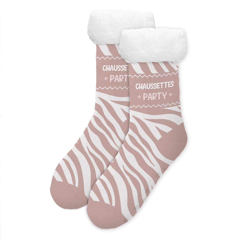 Chaussettes moumoute "chaussettes party"