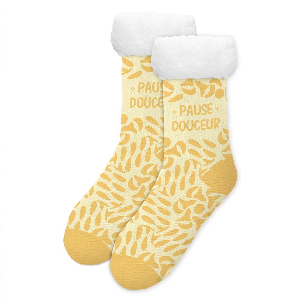 Chaussettes moumoute "pause douceur"