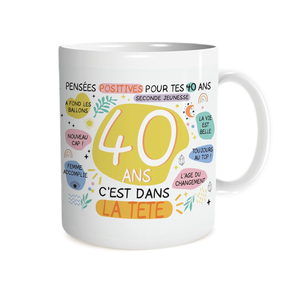 Mug feminin 40ans