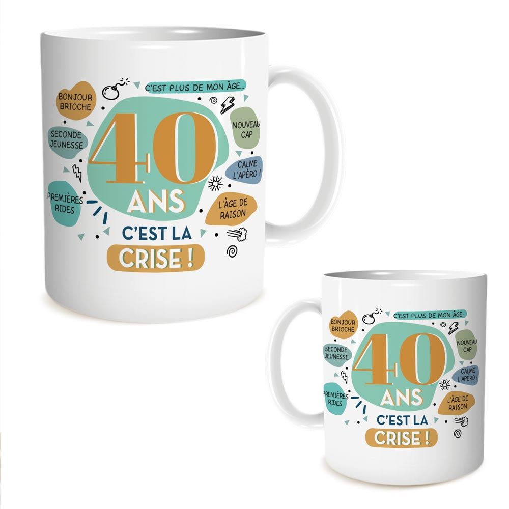 Mug anniversaire 40ans